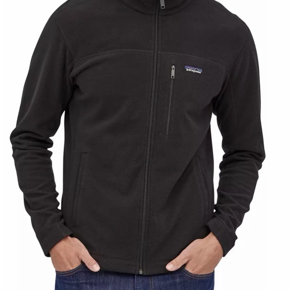 Patagonia Black Full-Zip Fleece Jacket